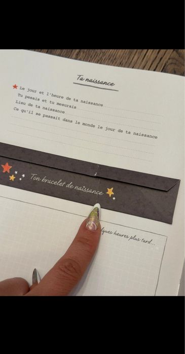 Livre de naissance • jurnalul bebelușului in limba franceză