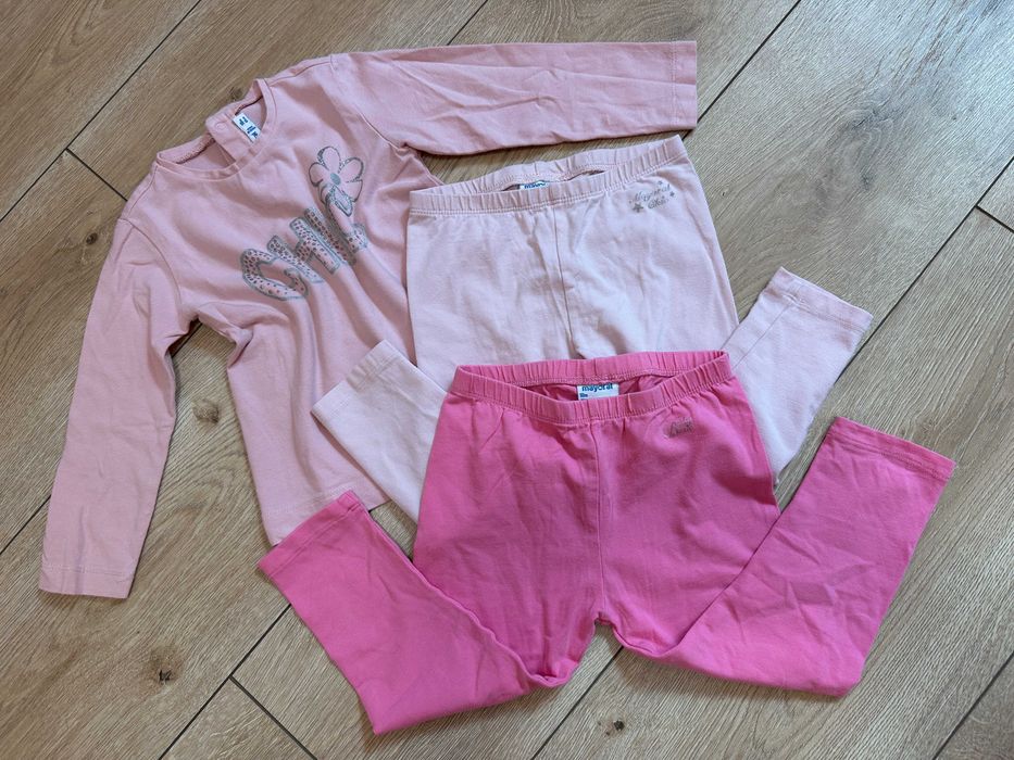 Лот от дрешки Mayoral - блузка и две клинчета, размер 18М/86см