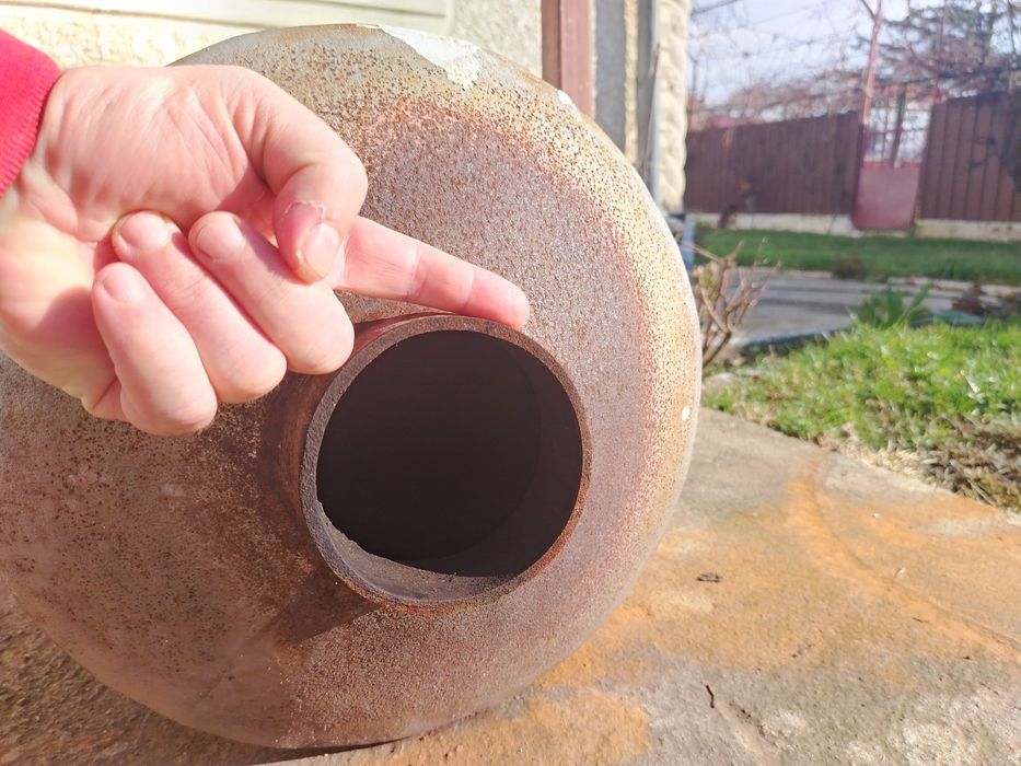 Vând boiler pe lemne de 100 litri