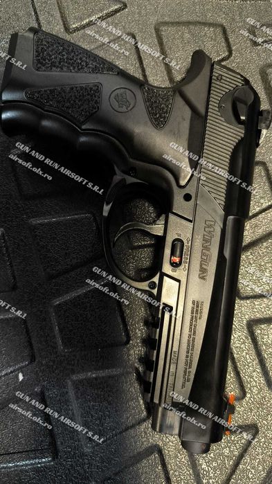 Pistol Airsoft Modificat 5J !! (cu Aer Comprimat) PUTERNIC 219 m/s