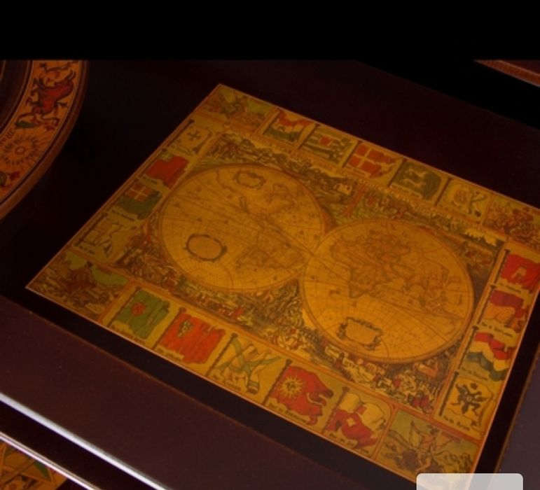 Люксовые падароки серьёзно людей Глобус-бар напольный со столом подар