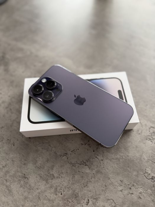 iPhone 14 Pro 128GB Mov – impecabil, liber de rețea, baterie 85%
