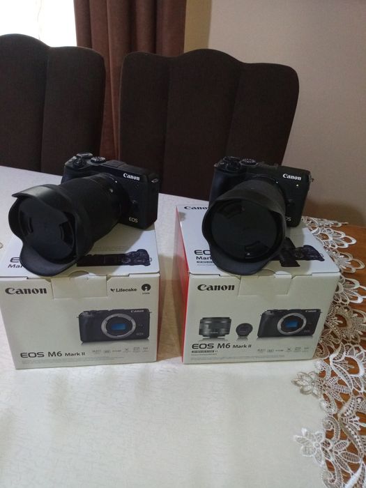 Vând două aparate canon M6 mark ii