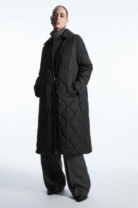 Дамско зимно яке на COS дълъг нов модел