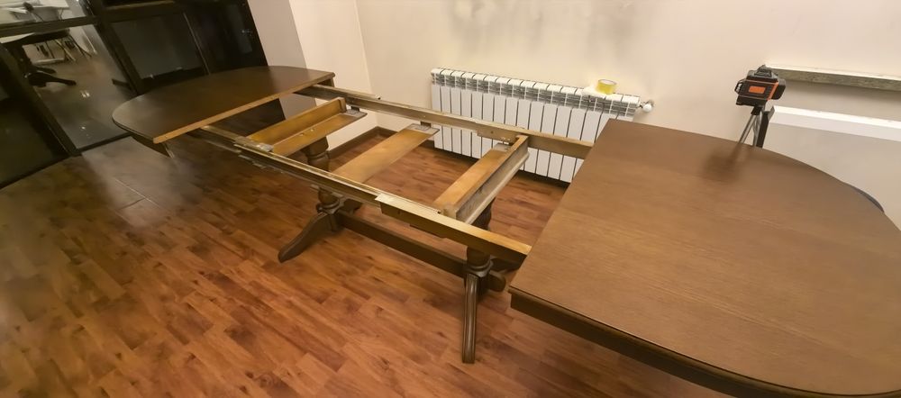 Стол обеденный раскладной, дуб, Италия