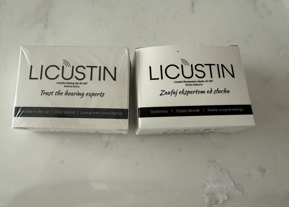 Set 2 aparate auditive Licustin JH-907 – 1 sigilat + 1 desfăcut dar nou – doar la set