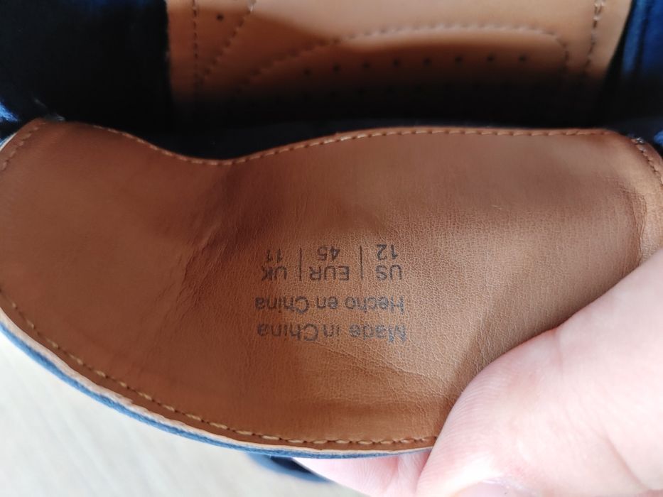 Мъжки мокасини ALDO тъмносини 45 номер