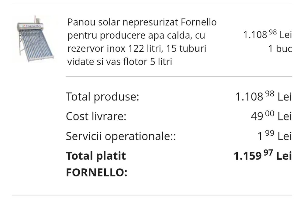 Vând panou solar