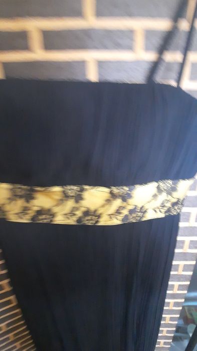 Rochie seara plisata, voal