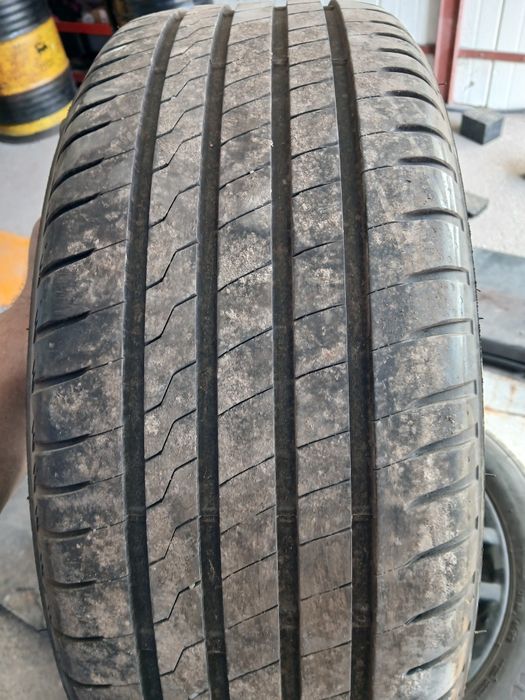 Jante aliaj R16,  5x100 , originale Golf 4 , stare impecabilă fără defecte doar prăfuite ,  cu anvelope de vară  205/55/R16 FIRESTONE DOT 46.2023