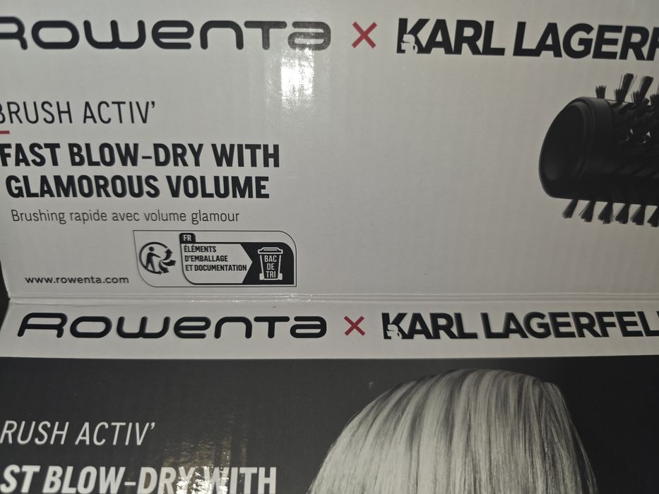 Четка за коса с горещ въздух Rowenta x Karl Lagerfeld Pro Stylist CF96