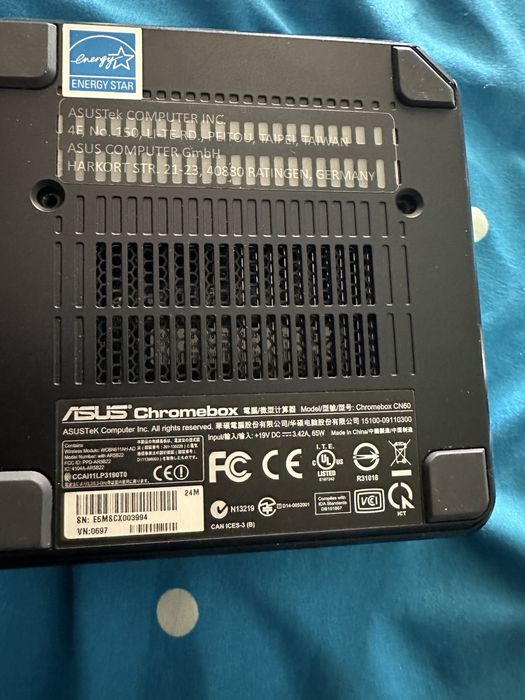 Calculator Asus Chromebox CN60 Intel Celeron 2955U 1.4GHz 2GB DDR3L
