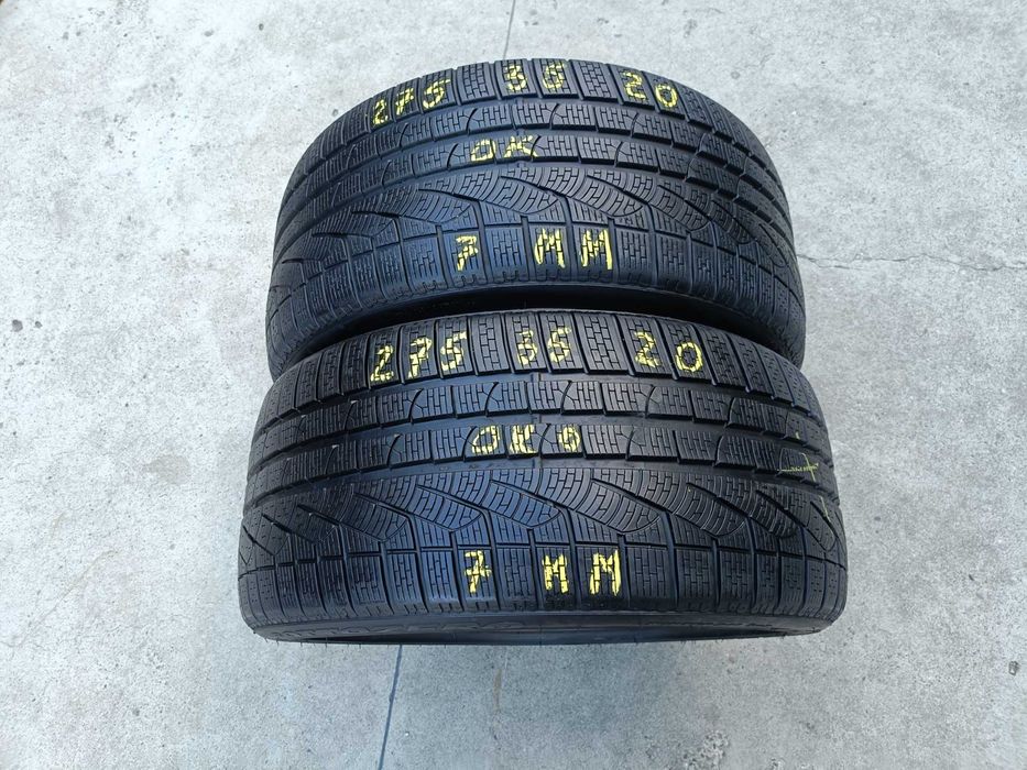 Doua anvelope iarna 275 35 20 pirelli sottozero 2 profil de 7 nmm