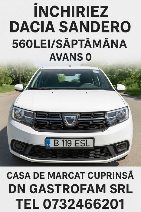Închiriez Dacia Logan MCV GPL + benzină – Uber / Bolt Timișoara