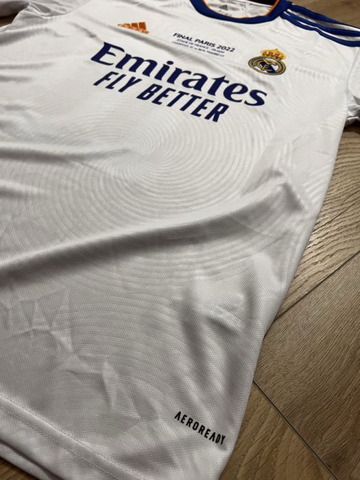 Tricou de fotbal Real Madrid finala champions league 2022 Modric 10 Adidas nou Marime L