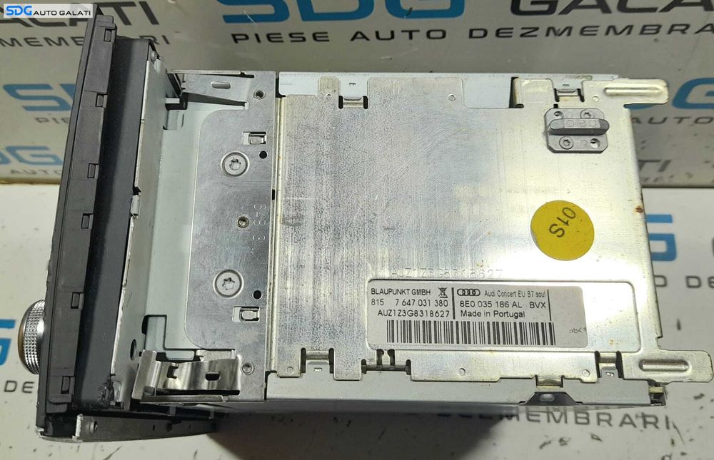 Unitate Radio CD Player Fara Safe Code Audi A4 B7 2004 - 2008 Cod 8E0035186AL [N0076]