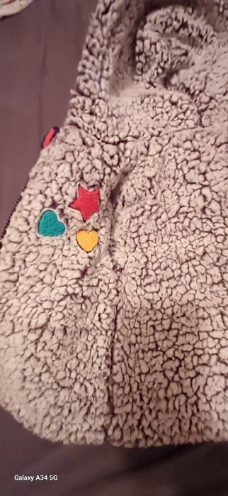 Двулицево топло бебешко яке