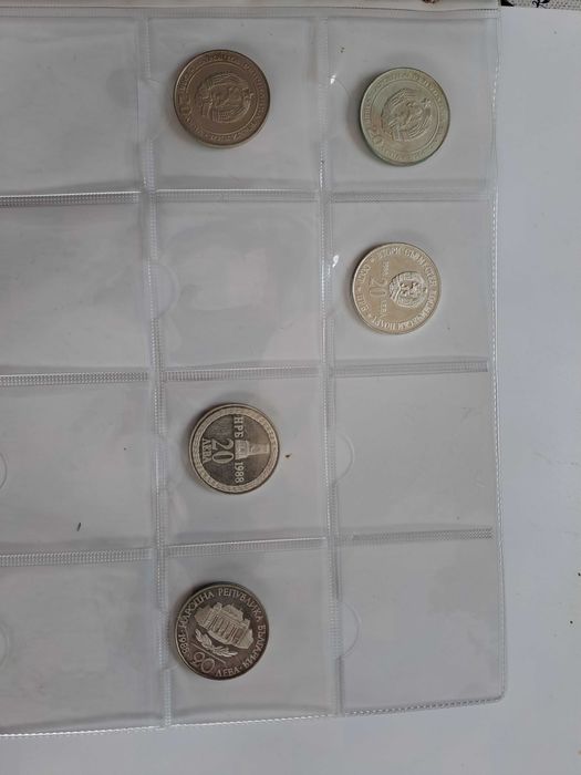 МОНЕТИ, юбилейни България и други, от...