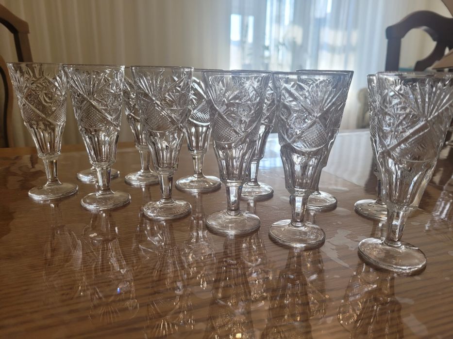 Продам хрустальные рюмки и бокалы, Россия