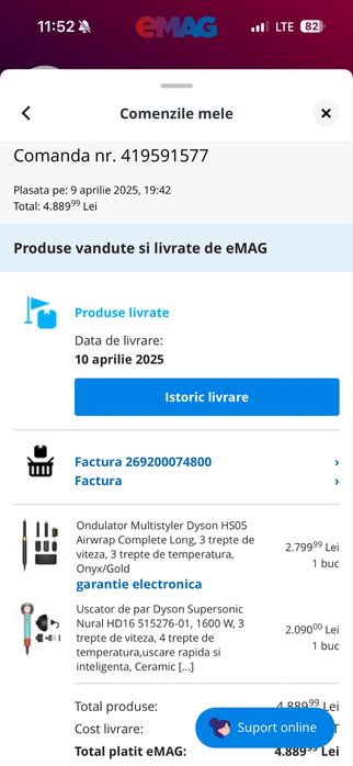 Dyson airwrap negru