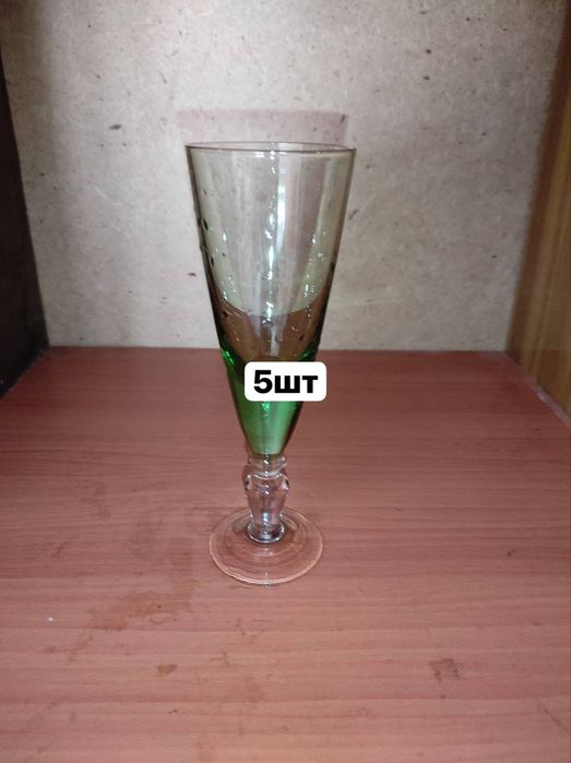 Фужеры из чешского стекла