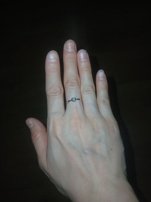 Кольцо с бриллиантом Sokolov.