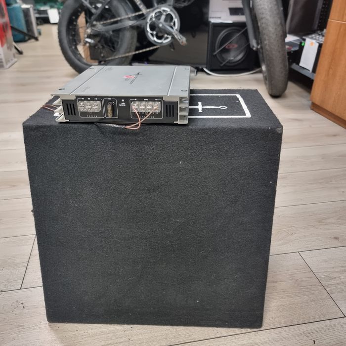 Amanet F28: Subwoofer auto Excalibur X12C + Statie Excalibur X600.2