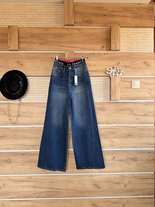 Страхотни дънки висока талия с ластик Tommy Hilfiger