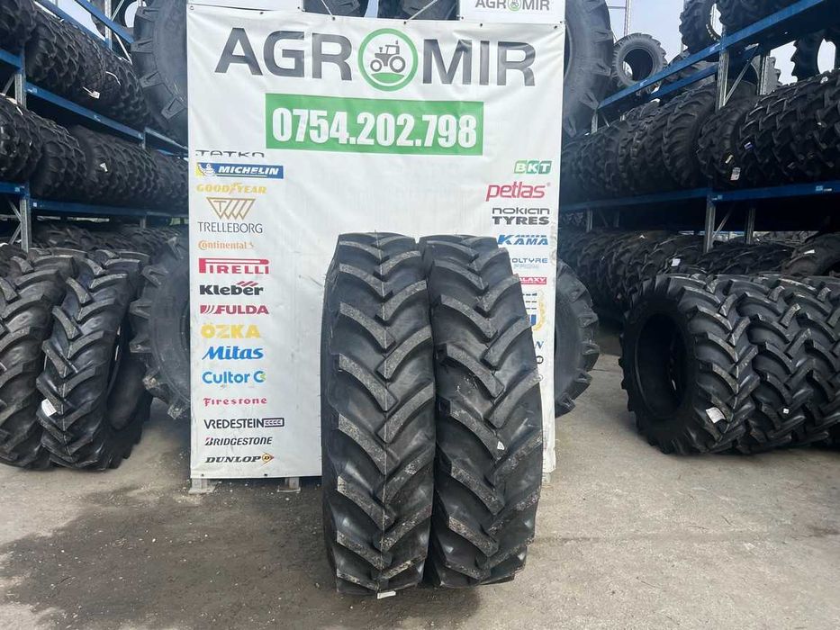 Cauciucuri cu 10 pliuri 13.6-38 noi cu garantie pentru tractor U650