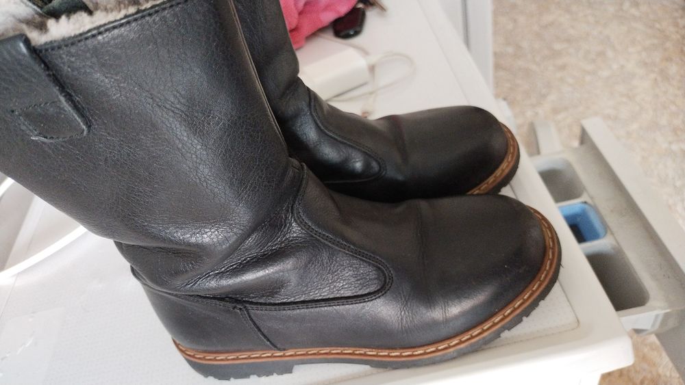 Натуральные сапоги на девочку