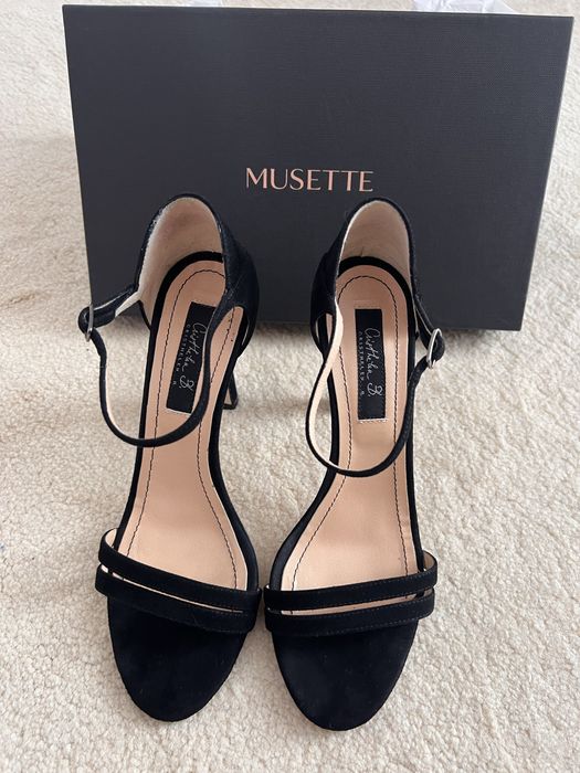 Sandale negre Musette 38