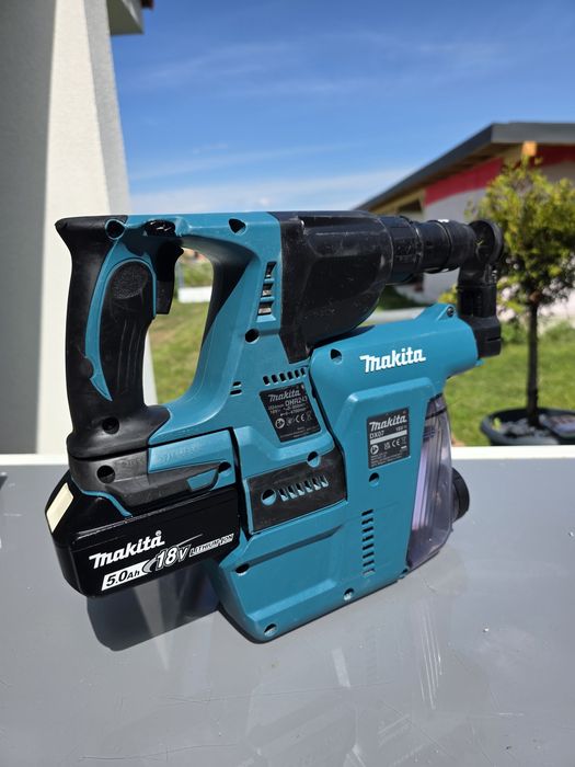 Rotopercutor Makita DHR243 cu aspirator