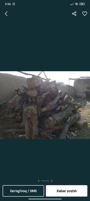 Quruq oʻtinlar sotiladi