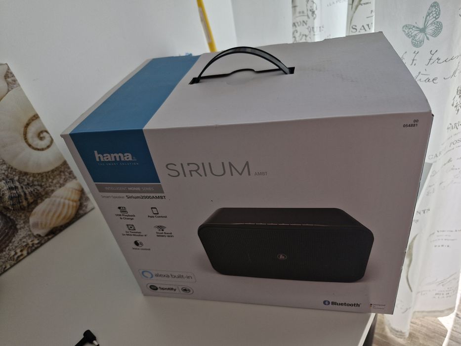 Boxa Smart Hama Control Voce Alexa, Bluetooth, negru