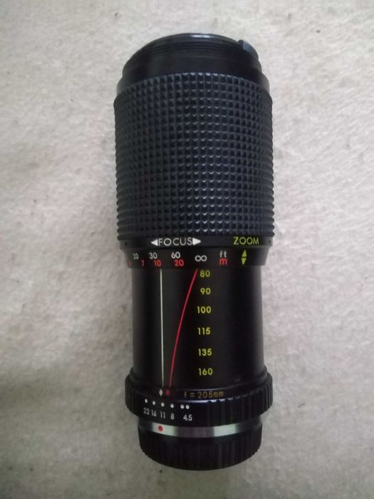 Obiectiv foto MC macro Prinzflex 80-205, nou, cu husa