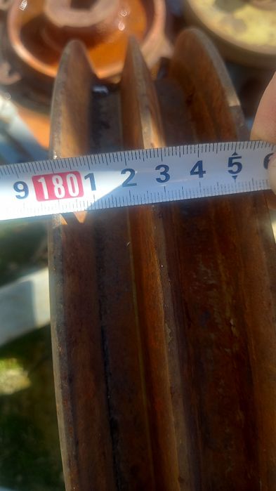 fulie diametru 350 mm 2 canale curea 22 mm