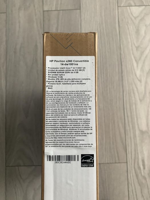 Laptop 2 în 1 HP Pavilion x360 14-dw1027na