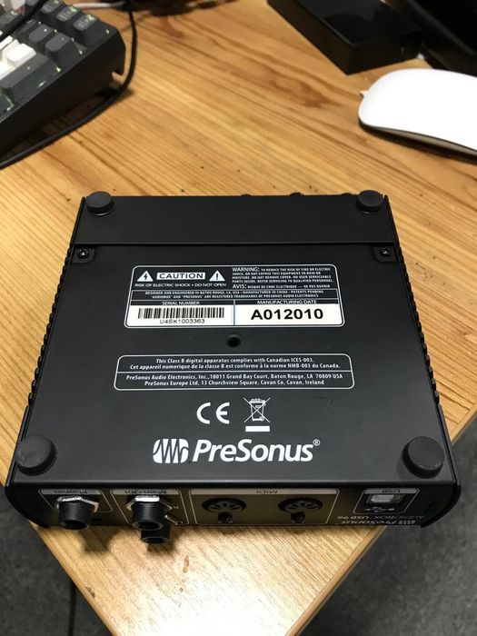 PreSonus AudioBox USB 96 – DEYARLI YANGI! (Professional Studio Sifat)