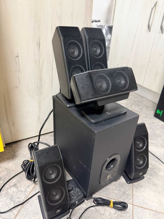 Тонколони , буфер Logitech X-540 5.1 за компютър