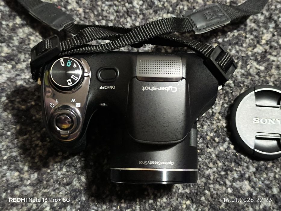 Aparat foto digital ultrazoom Sony DCS H300, 20.1 MP,Negru