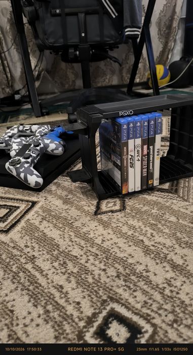 PS4 Fat с 6 играми