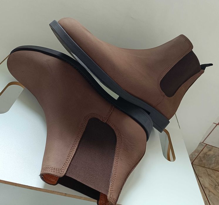 Ghete chelsea 42 plain toe Shoe The Bear NOI piele naturala moale