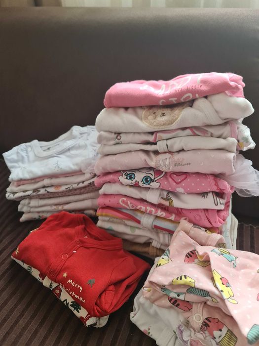 Голям лот бебешки дрхи за момиче 0-3