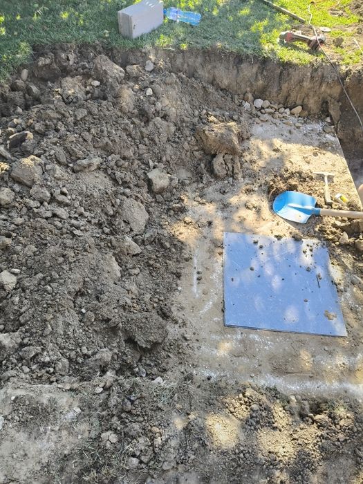 Изграждане на септични ями,ВиК услуги права и обратна вода Услуги с багер всякакви изкопи за осно