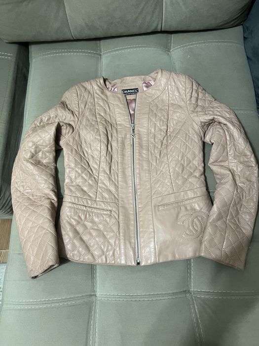 Куртка кожаная CHANEL