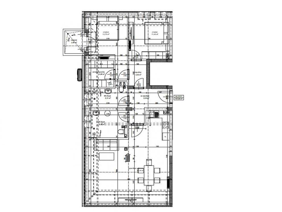 Продава се Тристаен апартамент в Велико Търново, Акация - 104 кв.м за 1844 €/кв.м - Снимка #4