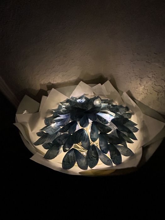 Ақшадан жасалған букет