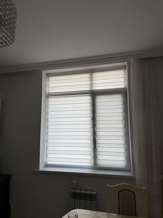 Ролл шторы день ночь ( зебра )  в Астане по акции!