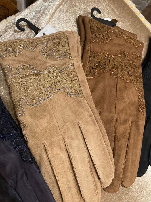 Нови модели!Дамски ръкавици от естествена кожа