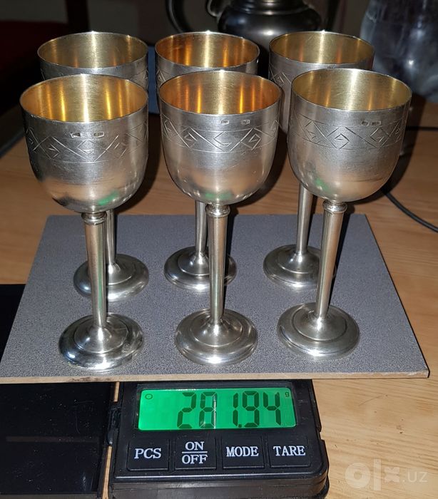 Столовое Серебро 875 пр 916 пр Серебро 84 пробыПо Цене за 1 грамм.